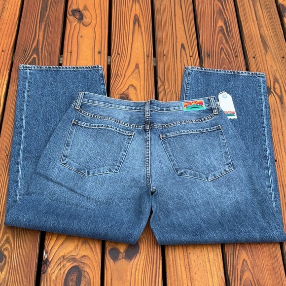 NWT Daily Blue by AG Mid Wash Jeans Style Love Pleated Straight Leg Sizes 27/31 - Picture 14 of 14